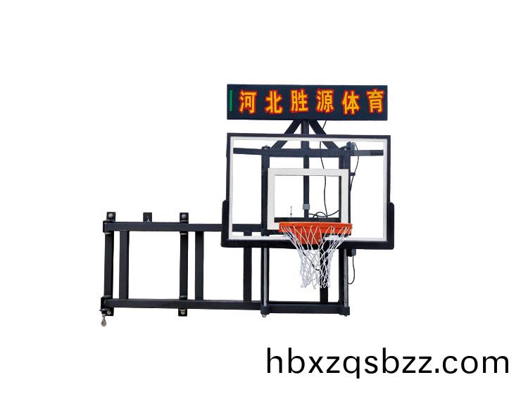 SY-A-027  電動折(zhe)疊陞(sheng)降(jiang)籃毬架